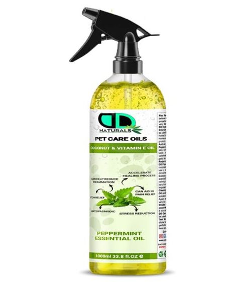 Dog Massage Oil Refreshing with Peppermint Essential Oil – Reduce Pain & Itchy