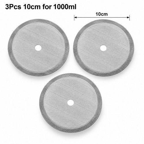 3 Pack Stainless Steel Cafetiere Filter Mesh 4" Reusable French Press Screen