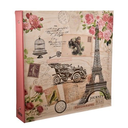 Large Travel Memories Ring binder Photo Album for 500 Photos 4' x 6'- FL500