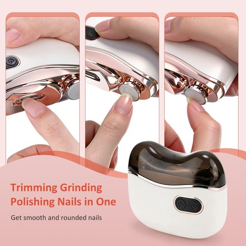 2 in1 Electric Nail Clippers For Thick Nails Toe Safe Automatic Trimmer Manicure — image 5