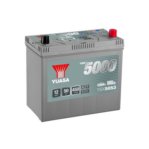 YUASA Car Battery YBX5053 12V 50Ah 450A 5 Years Warranty T1 T3 Starter SMF