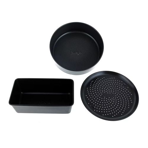 Ninja Foodi Deluxe 3-Piece Non-Stick Bakeware Set Baking Trays Dishwasher Safe