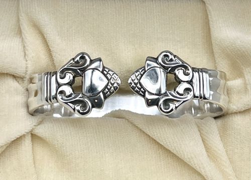 Georg Jensen Sterling Silver Napkin Ring - Open Acorn Designed 1915 Johan Rohde — image 2