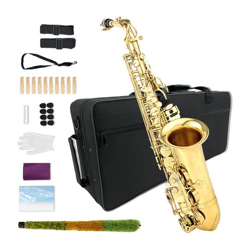 Alto Saxophone Eb - Complete Beginner Saxophone Kit with Case and Accessories — image 1