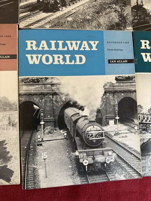 Railway World 1966 Complete Year 12 Issues Jan-Dec Vintage Rail Magazines — image 3