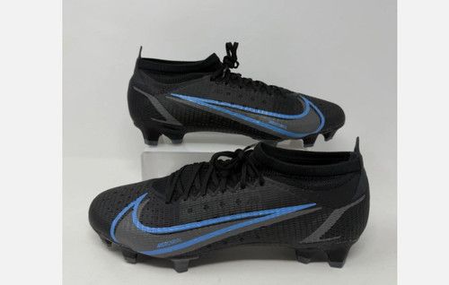 Nike Mercurial Vapor 14 Pro FG Black Blue Men’s Football Boots Size UK10