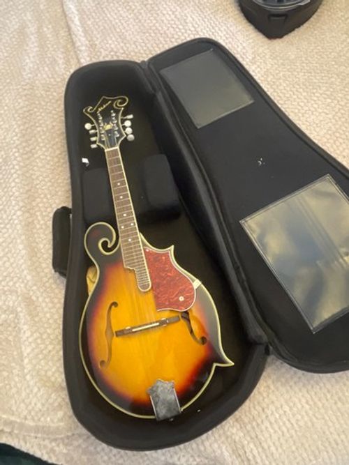Alden Electric F Style Mandolin Sunburst 8 String with Case