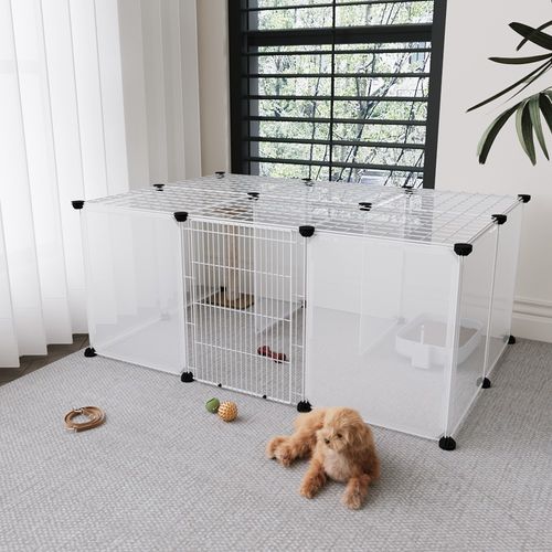 18Panel Pet Dog Pen Foldable Cat Puppy Playpen Indoor Outdoor Enclosure Run Cage — image 3