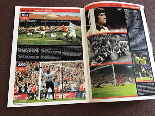 FA Community Shield 2004 Arsenal V Manchester United + 3x Tickets + Programme — image 4