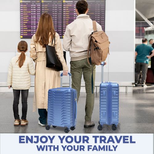 Hard Shell Suitcase Premium Lightweight Cabin Check In Luggage 4 Wheel TSA Lock — image 3