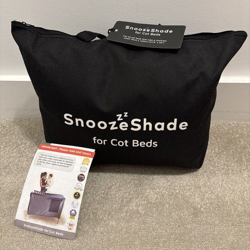 NEW Snoozeshade For Cot Beds 140cm X 70cm Sleep blackout Shade - Cotbed Cot bed