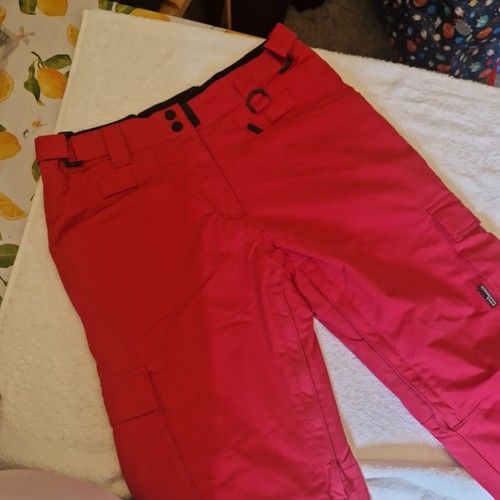 Westbeach Snowboard Ski  Cargo Pants Trousers Salopettes hot pink size m 