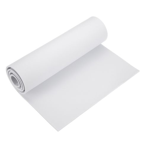 High Density EVA Foam Sheets 4mm Thick, 39x13" for Cosplay DIY, 1 Roll, White — image 1