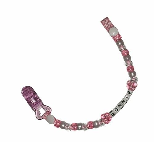Pacifier clips Chain strap bling Boys and Girls