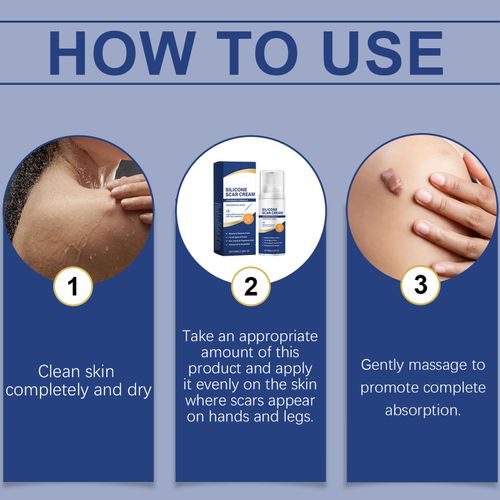 Silicone Scar Cream Scar Gel for All Old and New Scars Professional Overnight