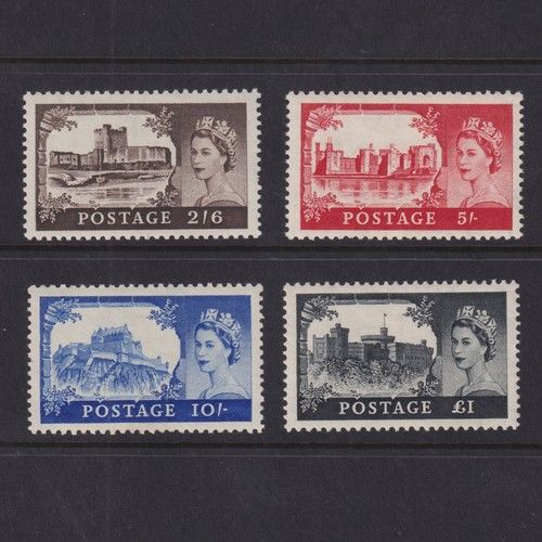 GB QEII 1955 Waterlow High Value Castles Set SG536/539 Fine Mounted Mint MM MH