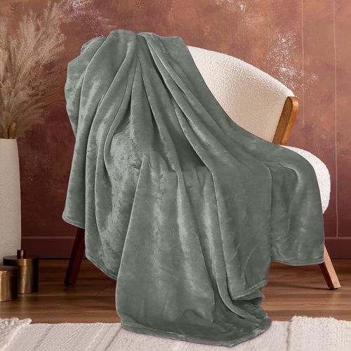 Large Fleece Blanket Super Soft Reversible Bed Sofa Throw Single Double King — image 4