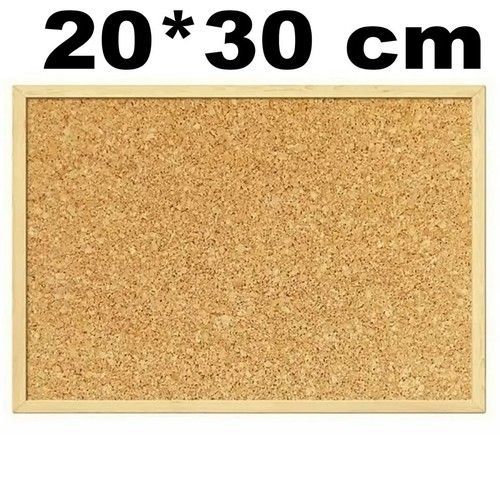 NATURAL CORK PIN NOTICE BOARD - OFFICE MEMO SCHOOL WITH FREE PUSH PIN BOARD