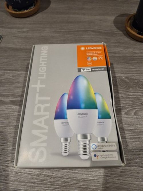 Ledvance Smart+ E14 WiFi Candle Light Bulbs Pack Of 3 Multi Coloured