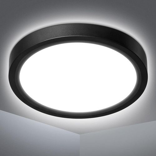 LED Ceiling Lights 15W, 1500LM Daylight White 5000K round Bathroom Light Ø 18Cm,