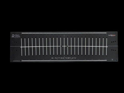 New Black Mi Visio Putting Template with Face Lines by Phil Kenyon | Arc Class 1