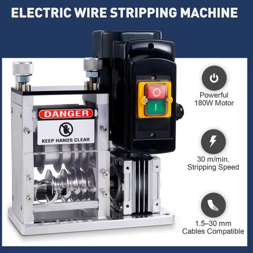 1.5~30mm Electric Wire Stripping Machine 5 Channel Cable Stripper Recycling Tool — image 11