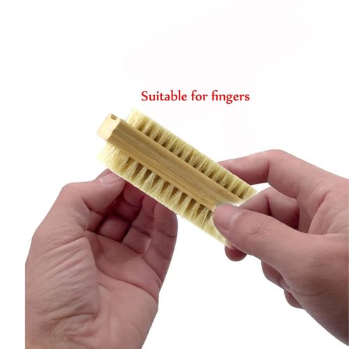 Wooden Nail Cleaning Brush Double Sided Hand Nail Scrub Brush UK — image 8