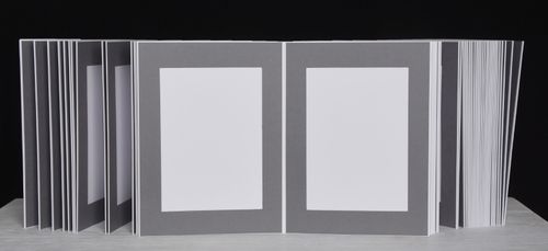 Portrait Portfolio/Leporello/Picture Folder - 50 Photos - 13x18 Leinen-Grau - — image 2