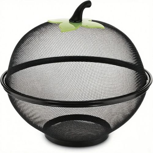 Fruit Fly Proof Fruit Bowl, Large Capacity Mesh Fruit Basket with Lid Cover Hot — image 6