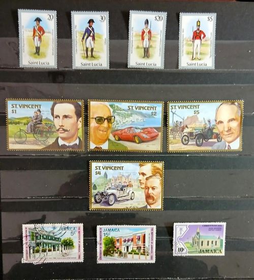 All Different Stamp Collection From The Caribbean Including Many Great Sets — image 4