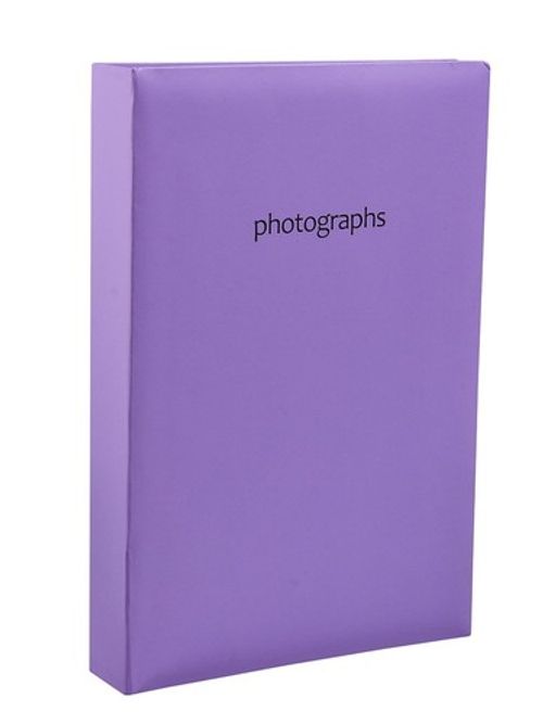 Large Memo Slip In Case Photo Album For 300 10x15 cm Photos - PURPLE- SM300PE