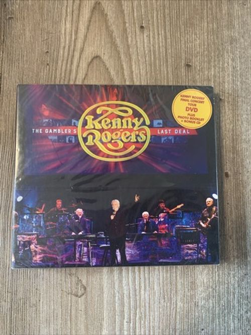 KENNY ROGERS THE GAMBLER'S LAST DEAL  (DVD - CD) BRAND NEW SEALED