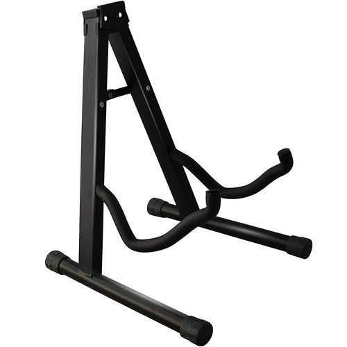 FOLDING GUITAR STAND FOLDABLE A-FRAME MUSIC FLOOR ELECTRIC ACOUSTIC BASS