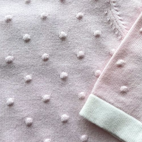 Baby Girl Cotton Knitted Romper Sleepsuit Babygrow PINK — image 6