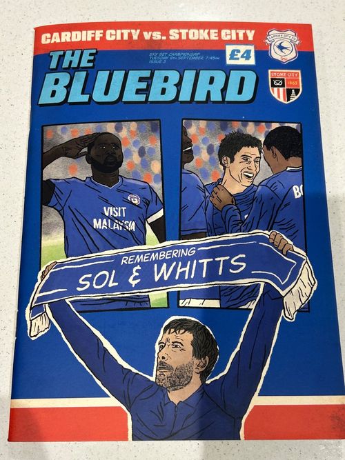 CARDIFF CITY V Stoke City  Matchday Programme CHAMPIONSHIP  8-9-26  FREE DEL — image 1