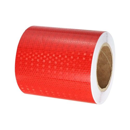 Reflective Tape, 1Roll 82 Ftx6-Inch Safety Tape, Red