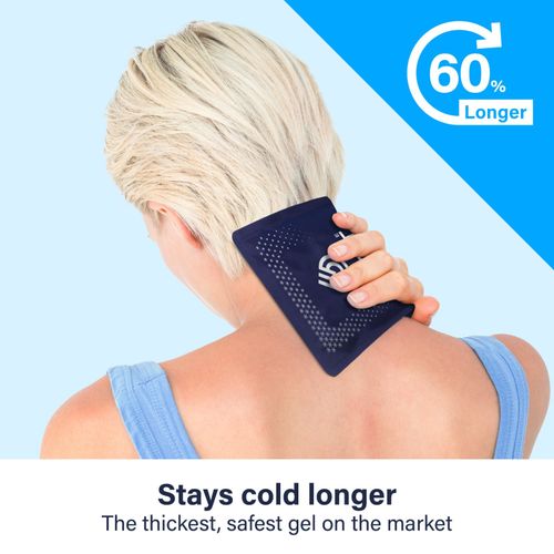 Reusable Gel Ice Pack for Injuries - Hot Cold Pack - Medium (14 x 27cm) - 2 Pack — image 4