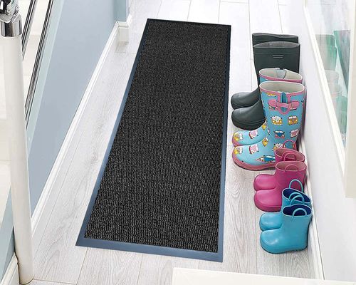 LARGE BARRIER DOOR MAT HEAVY DUTY NON SLIP RUBBER BACK KITCHEN HALLWAY FLOOR RUG — image 9