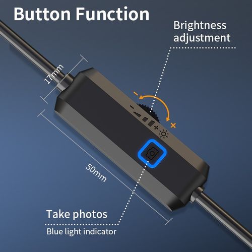 Direct Plug Endoscope Borescope Inspection Camera For iPhone Samsung Google — image 3