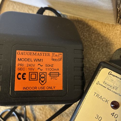 GAUGEMASTER Single Track Controller w/ Plug in Transformer GMC-COMBI TESTED — image 3