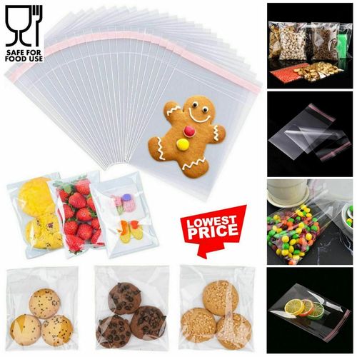Cellophane Bags Self Seal Clear Cello Bag for Cards Cookie Sweets Treats Crafts — image 17