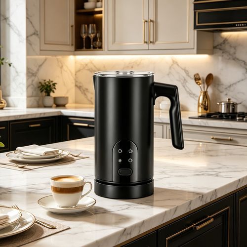 4-in-1 Electric Milk Frother & Steamer – Automatic Latte and Coffee Foam Maker — image 13