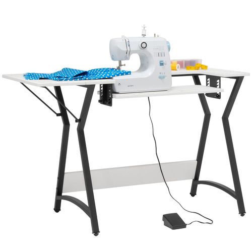 Hourglass Sewing Table with Gridded Top — image 2