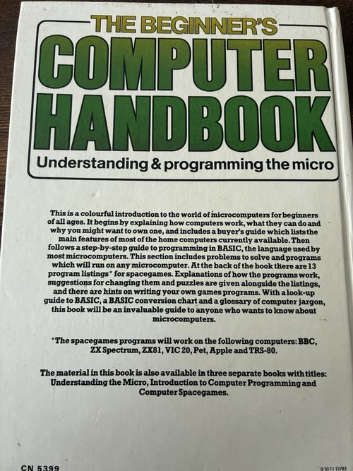 Usborne The Beginners Computer Handbook , 1983 , HB , Acorn Sinclair C64 Apple — image 7