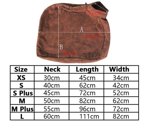 Premium Micro Dog Drying Bag Small + Absorbent Fast Dry Warm Bathrobe Towel  — image 3