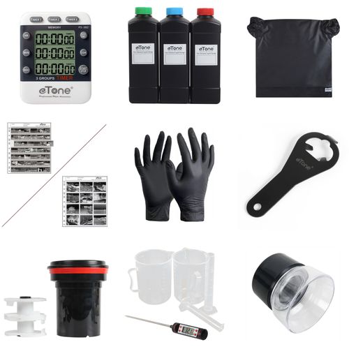 120 135/35mm Film Processing Developing Kit Darkroom Bag bottle Opener Timer — image 1