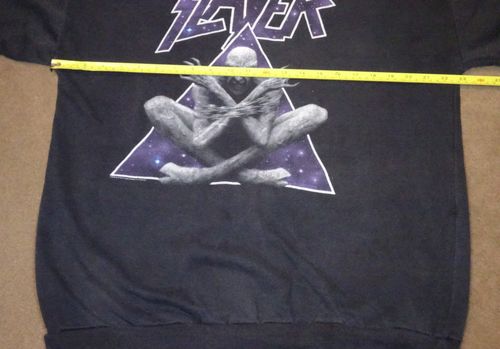 Vintage 1990s SLAYER Divine Intervention Long Sleeve Sweatshirt Top Rare — image 8