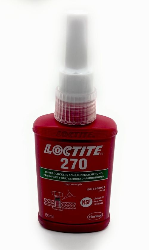 Loctite 270 50ml High Strength General Purpose Metal Adhesive Threadlocker — image 1