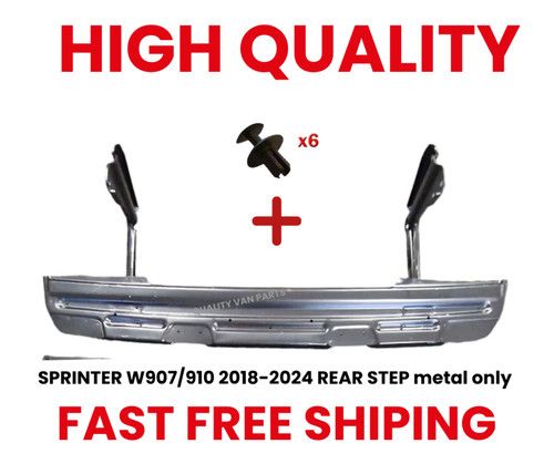 For Mercedes Sprinter w906 W907 W910 Rear Back Bracket Metal Step 2006 - 2023+x6