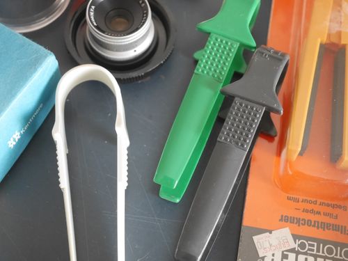 Darkroom Paterson dev tank TRAYS Minolta lens Schott glass PAPER Cylinders — image 8